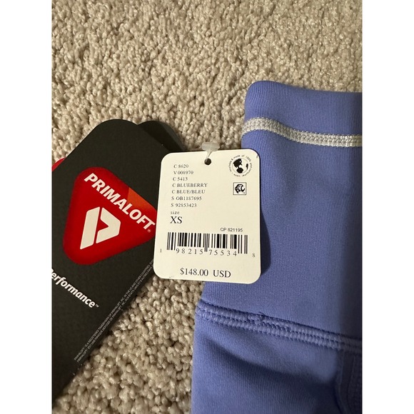Free‎ People Primaloft Energy Series Blue Athletic Leggings XS Zip Ankle Pockets - Picture 8 of 8
